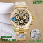 Clean Factory Rolex Daytona 4130 Tiger pattern Face Watch  